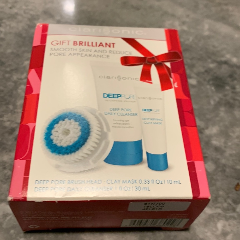 Clarisonic brush and cleansers